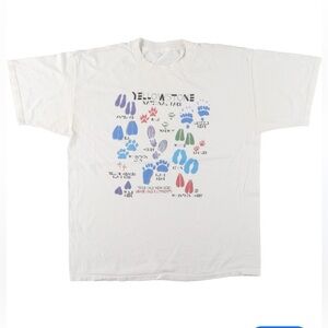 VINTAGE Yellowstone National Park White T-Shirt 🦬